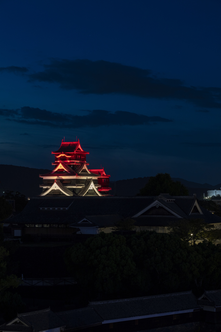 【結核予防週間】熊本県支部ライトアップ